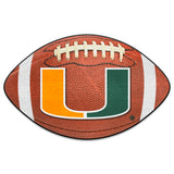 Miami Hurricanes Football Rug - 20.5in. x 32.5in.