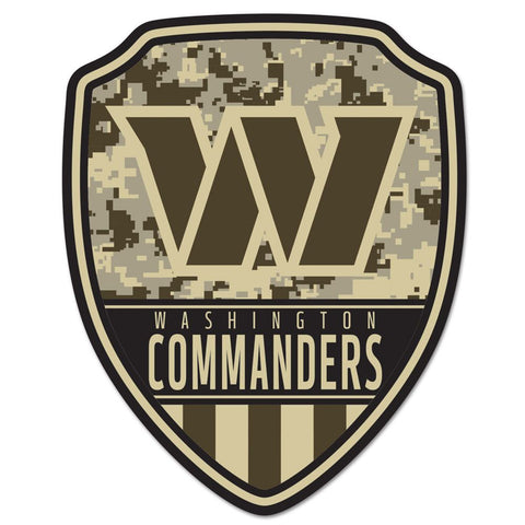 Washington Commanders Sign Wood 11x14 Shield Shape