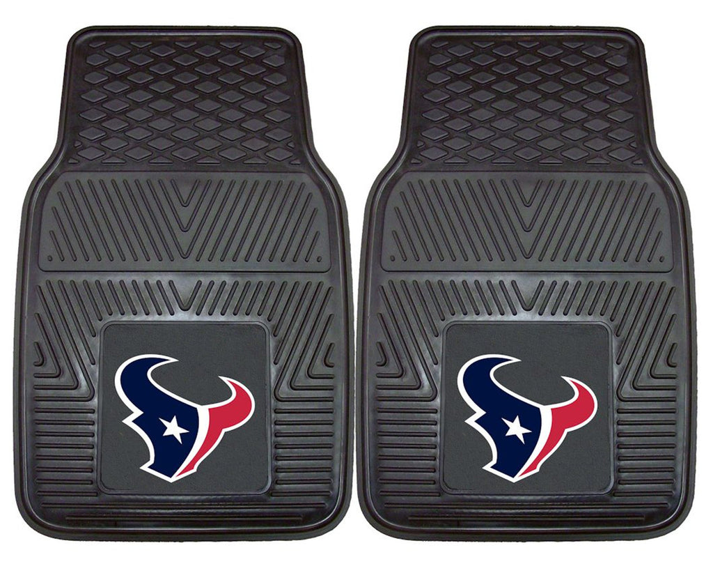 Houston Texans Car Mats Heavy Duty 2 Piece Vinyl