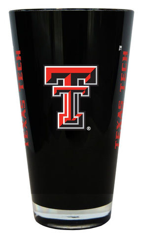 Texas Tech Red Raiders Glass 20oz Pint Plastic Insulated CO