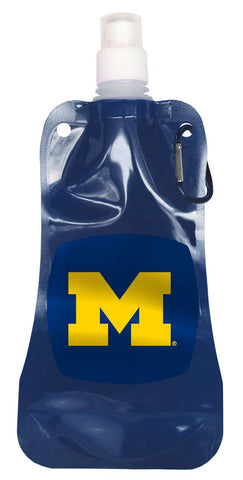 Michigan Wolverines Water Bottle 16oz Foldable CO