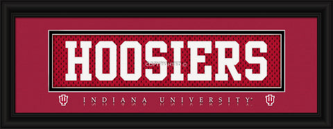 Indiana Hoosiers Stitched Uniform Slogan Print - Hoosiers