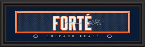 Chicago Bears Print 8x24 Signature Style Matt Forte