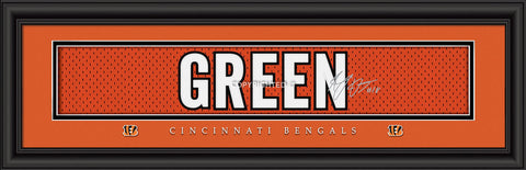 Cincinnati Bengals A.J. Green Print - Signature 8"x24"