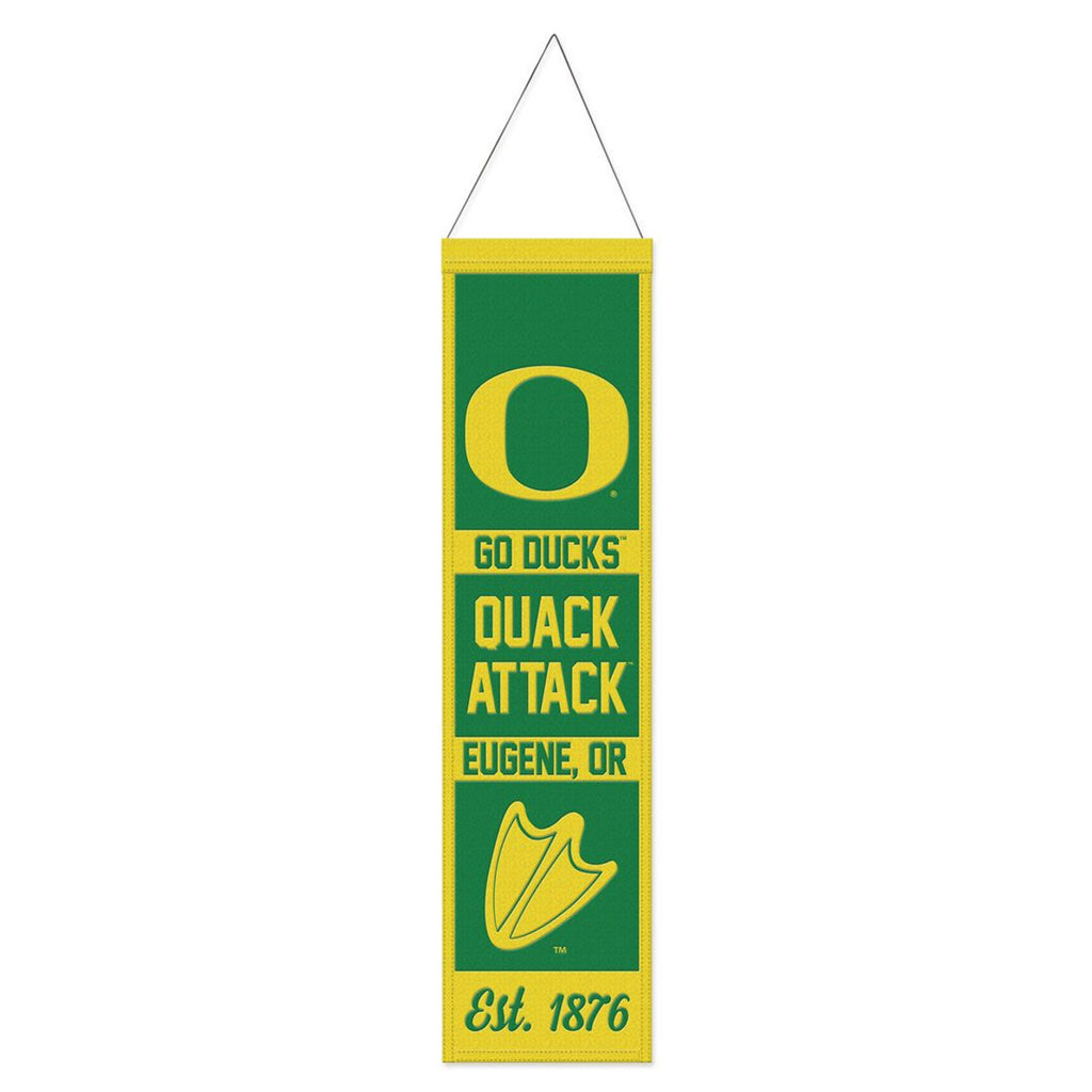 Oregon Ducks Banner Wool 8x32 Heritage Evolution Design - Special  Order