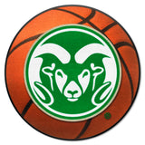 Colorado State Rams Basketball Rug - 27in. Diameter