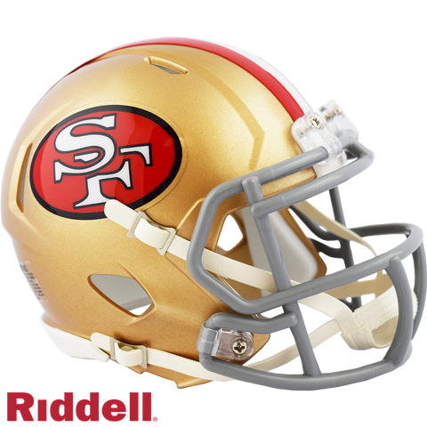 San Francisco 49ers Helmet Riddell Replica Mini Speed Style 1964-1995 T/B