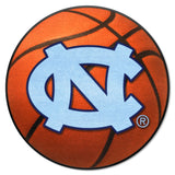 North Carolina Tar Heels Basketball Rug - 27in. Diameter