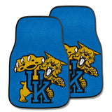 Kentucky Wildcats Front Carpet Car Mat Set - 2 Pieces, Wildcat Logo