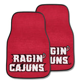 Louisiana-Lafayette Ragin' Cajuns Front Carpet Car Mat Set - 2 Pieces