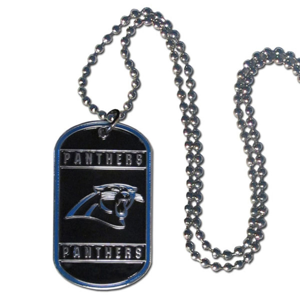 Carolina Panthers Necklace Tag Style