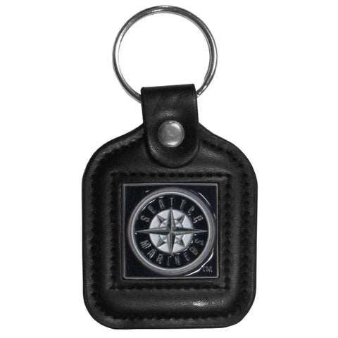Seattle Mariners Key Ring Square Leather CO