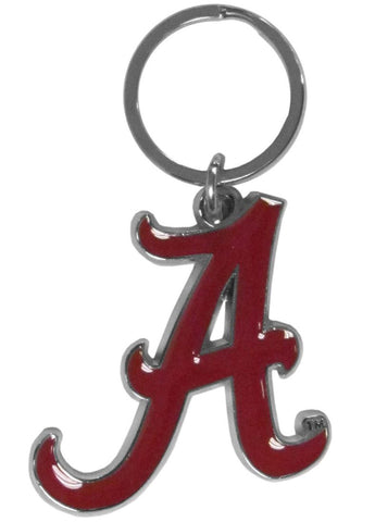 Alabama Crimson Tide Chrome Logo Cut Keychain