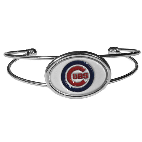 Chicago Cubs Bracelet Double Bar Cuff CO