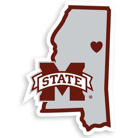 Mississippi State Bulldogs Decal Home State Pride Style - Special Order