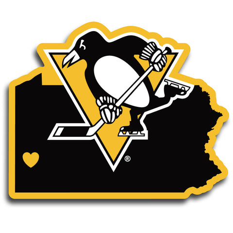 Pittsburgh Penguins Decal Home State Pride Style