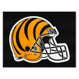 Cincinnati Bengals All-Star Rug - 34 in. x 42.5 in., Helmet Logo