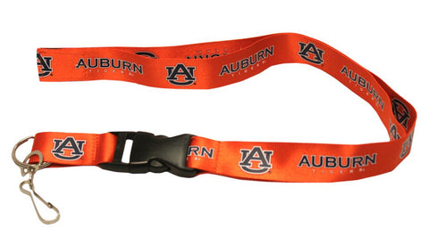 Auburn Tigers Lanyard Breakaway with Key Ring Style - Special Order