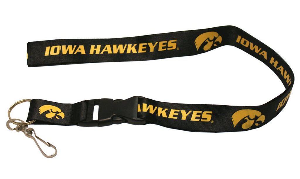 Iowa Hawkeyes Lanyard Breakaway with Key Ring Style