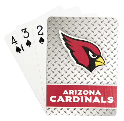 Arizona Cardinals Playing Cards Diamond Plate
