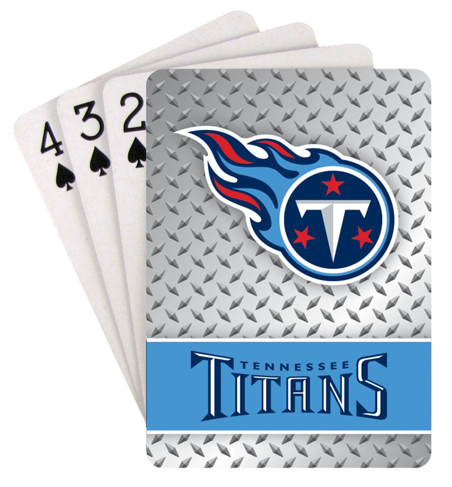 Tennessee Titans Playing Cards Diamond Plate