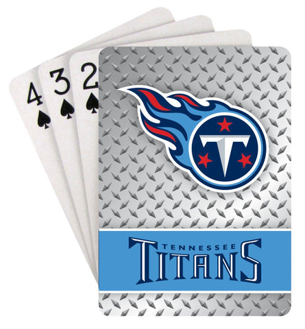 Tennessee Titans Playing Cards Diamond Plate