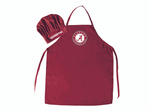 Alabama Crimson Tide Apron and Chef Hat Set