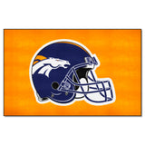 Denver Broncos Ulti-Mat Rug - 5ft. x 8ft., Helmet Logo