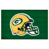 Green Bay Packers Ulti-Mat Rug - 5ft. x 8ft., Helmet Logo