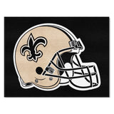 New Orleans Saints All-Star Rug - 34 in. x 42.5 in., Helmet Logo