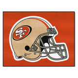 San Francisco 49ers All-Star Rug - 34 in. x 42.5 in., Helmet Logo
