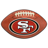 San Francisco 49ers  Football Rug - 20.5in. x 32.5in.