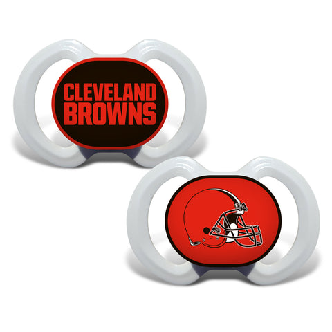 Cleveland Browns Pacifier 2 Pack Alternate