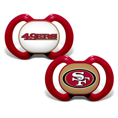 San Francisco 49ers Pacifier 2 Pack Alternate