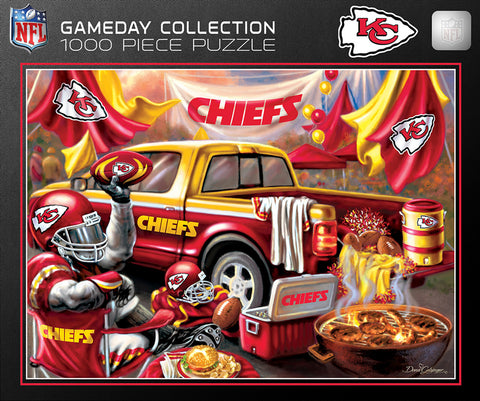 Kansas City Chiefs Puzzle 1000 Piece Gameday Design