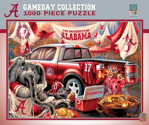 Alabama Crimson Tide Puzzle 1000 Piece Gameday Design