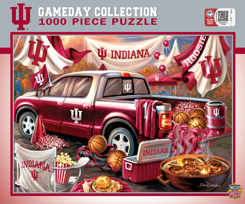 Indiana Hoosiers Puzzle 1000 Piece Gameday Design Special Order
