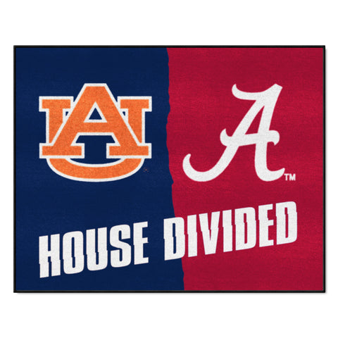 House Divided - Alabama / Auburn Rug 34 in. x 42.5 in.