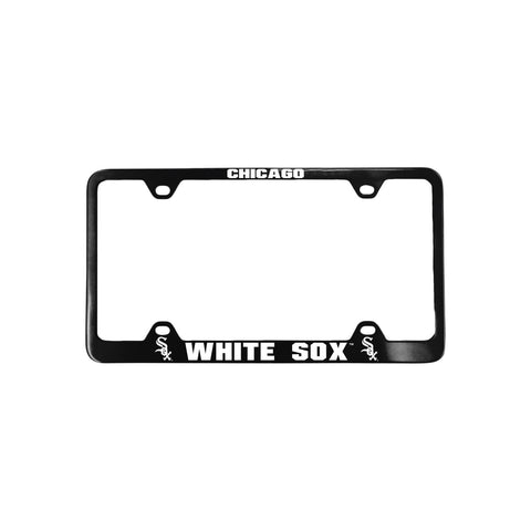 Chicago White Sox License Plate Frame Laser Cut Black