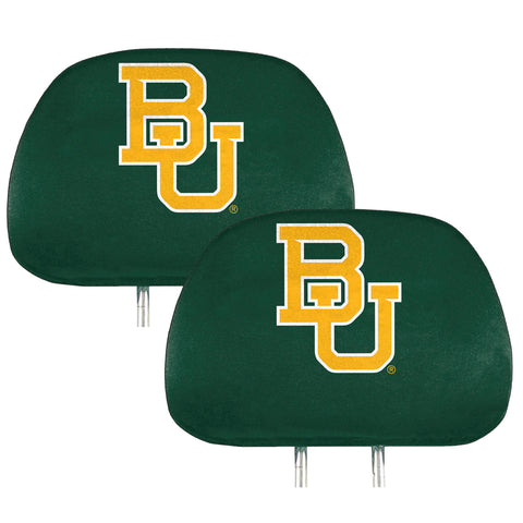 Baylor Bears Printed Head Rest Cover Set - 2 Pieces