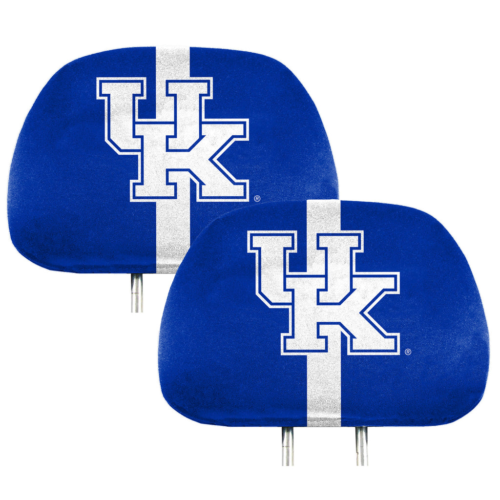 Kentucky Wildcats Printed Head Rest Cover Set - 2 Pieces