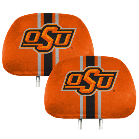 Oklahoma State Cowboys Printed Head Rest Cover Set - 2 Pieces