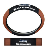 Seattle Seahawks Football Grip Steering Wheel Cover 15" Diameter