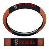 NC State Wolfpack Football Grip Steering Wheel Cover 15" Diameter