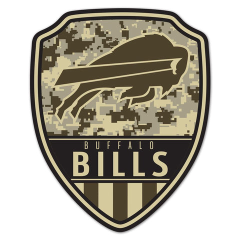 Buffalo Bills Sign Wood 11x14 Shield Shape