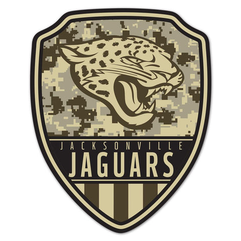 Jacksonville Jaguars Sign Wood 11x14 Shield Shape