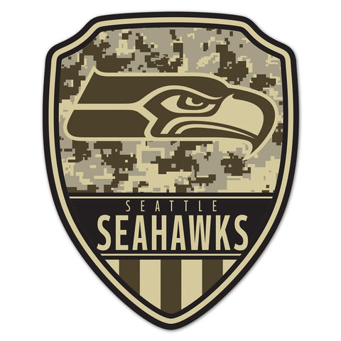 Seattle Seahawks Sign Wood 11x14 Shield Shape