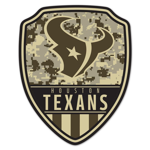 Houston Texans Sign Wood 11x14 Shield Shape