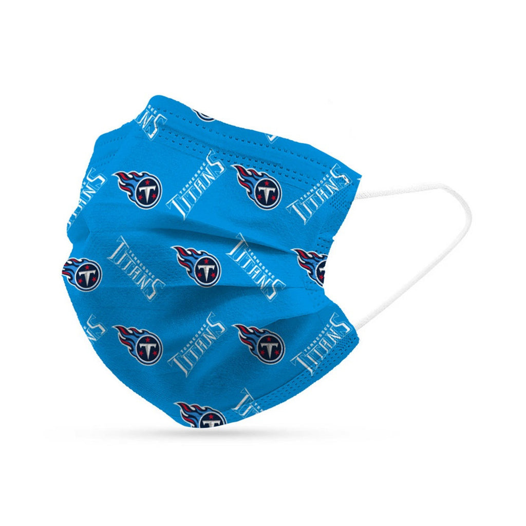 Tennessee Titans Face Mask Disposable 6 Pack