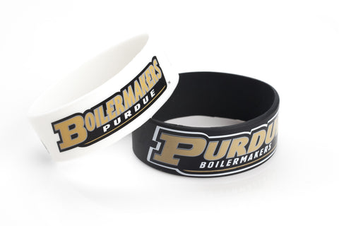 Purdue Boilermakers Bracelets - 2 Pack Wide - Special Order